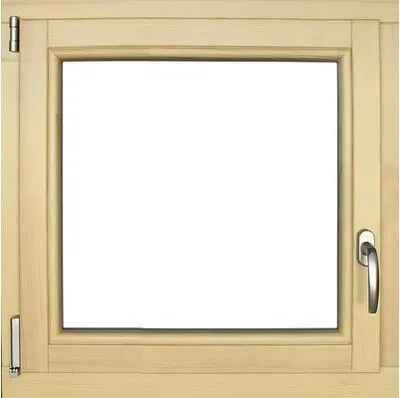 Produktbild von Holzfenster Kiefer lackiert 750x750 mm DIN Links
