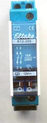 Zdjęcie produktu dla Przekaźnik przełączający Eltako 12V DC R12-200-12V DC 22200054