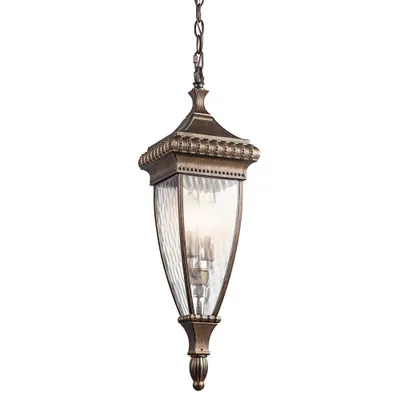 Produktbild von Elstead Venetian Rain Außen-Hängeleuchte E14 2-fach Gebürstete Bronze