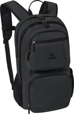 Produktbild von Erima Training Laptop Rucksack grau melange schwarz