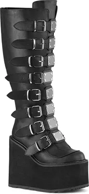 Produktbild von SWING-815WC Damen Boots von DemoniaCult, Schwarz  , EU 38, US 8