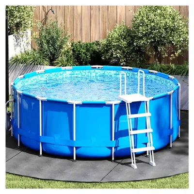 Produktbild von Pool-Bodentuch, Schutzmatte für Schwimmbecken Ø306 cm aus Polyester-Geotextil