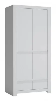 Image de Table de chevet Novi 92x198,5x58 cm table pour chambre blanche