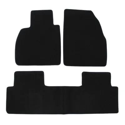 Image de Tapis De Sol De Qualité Supérieure Noir Pour Renault Scenic 2009-2016 4pcs, Ajustement Précis, Base Antidérapante, avec Attaches