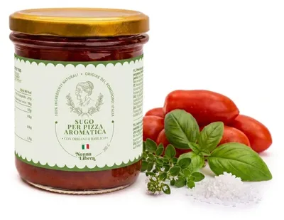 Zdjęcie produktu dla Sos do pizzy z przyprawami Sugo per pizza Aromatica 300g - Nonna Libera