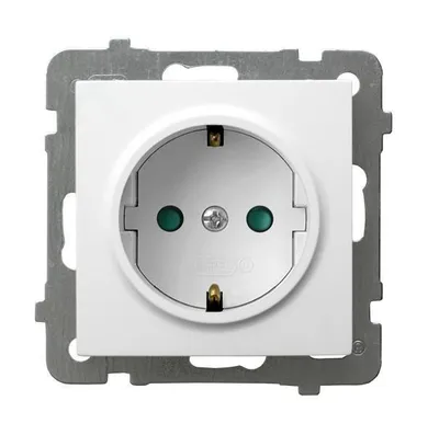 Produktbild von Ospel GP-1GSP/m/00, Weiß, IP20, 16 A, 71 mm, 40 mm, 71 mm
