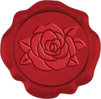 Productafbeelding van Zelfklevende waszegelstickers, 30 mm, roze