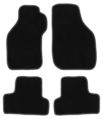 Image de Tapis de sol en moquette pour Mitsubishi Eclipse III 1999-2006 (coupé) – jeu 4 pièces, noirs, sur mesure – Wielganizator BASIC