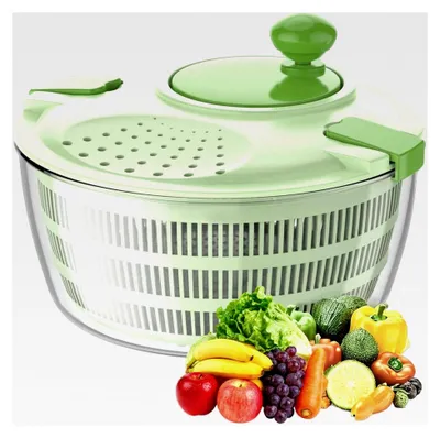 Produktbild von Salatschleuder mit Deckel, Kunststoff, BPA-frei, 4 Liter, ø 24,5 cm