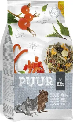 Imagen del producto de Witte Molen, alimento puro para chinchillas y degús, 2 kg
