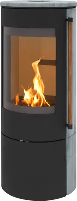 Produktbild von H&M Kaminofen EVO 2.1 Naturstein-schwarz