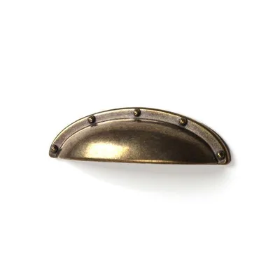 Obrázok produktu pre Rukoväť Rei 2004 Gold Shell Metal 64 mm 4 ks Opotrebované (9,2 x 2,5 x 2 cm)