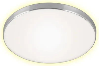 Produktbild von LED Deckenleuchte Deckenlampe Backlighteffekt 18W Kunststoff weiß-alu Briloner