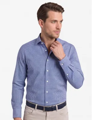 Produktbild von Olymp Luxor Modern Fit Hemd Vichy Navy