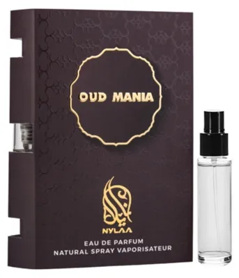 Obrázek produktu pro Vzorek parfémové vody, Nylaa Oud Mania, 2 ml, unisex