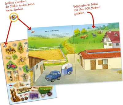 Image de Wieso? Weshalb? Warum? Stickerheft: Pferde