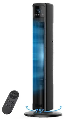 Produktbild von Turmventilator Standventilator Säulenventilator - 91 cm - Leise - 90° Oszillation - Fernbedienung - Timer