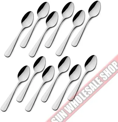 Produktbild von Silberner 12-teiliger Demitasse-Löffelsatz
