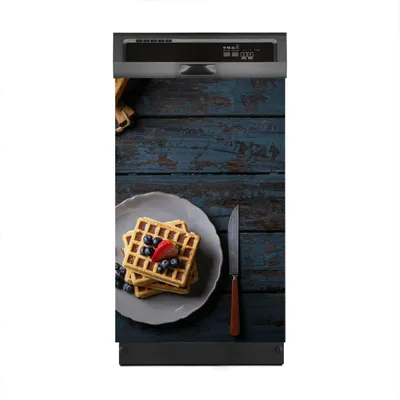 Produktbild von Magnete Dekorative 45x70 cm Küche Magnetmatte Spülmaschine - Blaubeerwaffeln
