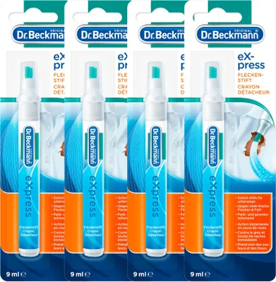 Produktbild von Dr. Beckmann express Fleckenstift 9 ml (4er Pack)
