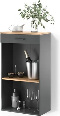 Immagine prodotto di Portavino Livinity Regusa Rovere dorato/antracite 60 x 106 cm, Model 55920