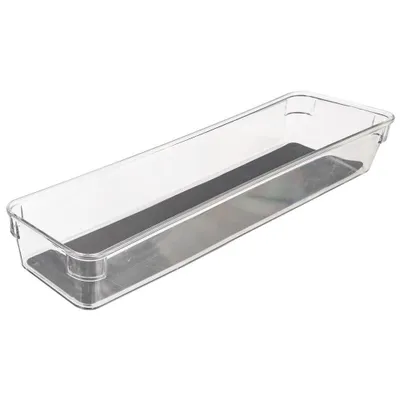 Produktbild von Transparente Aufbewahrungsbox mit Anti-Rutsch-Füßen und Gummimatte