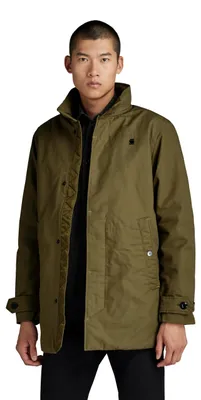 Produktbild von G-STAR RAW Herren Padded trench, Grün (dark olive D23627-D342-C744), L