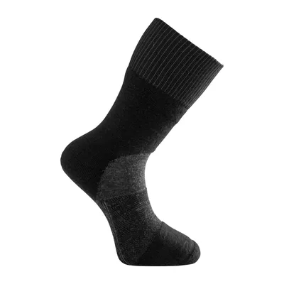 Image de Chaussettes Woolpower Skilled Classic 400 - Gris foncé/Noir