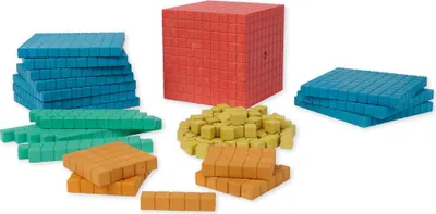 Produktbild von TimeTEX Dienes Grundsortiment, 141-tlg., Zahlenraum 1.000, farbig