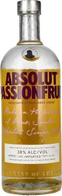 Produktbild von Absolut Vodka Passionfruit 1000ml 38% Vol..