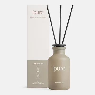 Productafbeelding van ipuro Classic kamerparfum met stokjes, CACHEMIRE, 75ml - Kamerverfrisser met een delicate rozengeur
