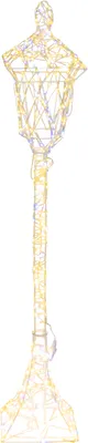 Produktbild von Dekoration MagicHome Weihnachten, Straßenlaterne, 600xLED warmweiß/kaltweiß, IP44, 21x21x118 cm