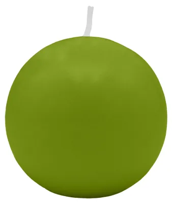 Produktbild von Kugelkerzen Limonegrün Ø 50 mm, 16 Stück