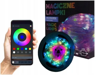 Obrázok produktu pre RGB-LED-STREIFENLAMPEN 1 MILIÓN FARIEB 200 LED 10 m DC5V