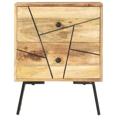 Zdjęcie produktu dla vidaXL Szafka nocna 40x30x50 cm z litego drewna mango