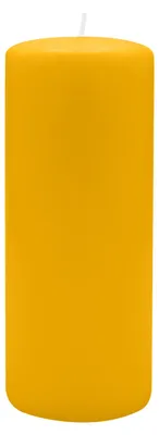Produktbild von Stumpenkerzen 250 x Ø 100 mm, Goldgelb, 2 Stück