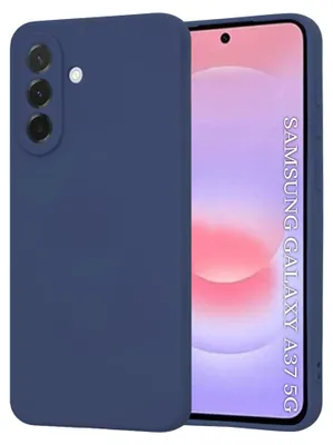 Produktbild von Techsuit - SoftFlex Silikonhülle für Samsung Galaxy A37 5G / A36 5G - dunkelblau