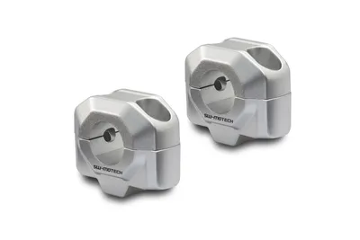 Immagine prodotto di Rialzo manubrio SW-MOTECH Ø 22 mm, altezza manubrio 20 mm, colore: argento