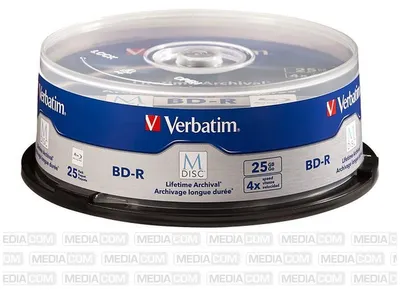 Obrázek produktu pro Verbatim 98909, 25 GB, BD-R, Vřeteno, 25 kusů