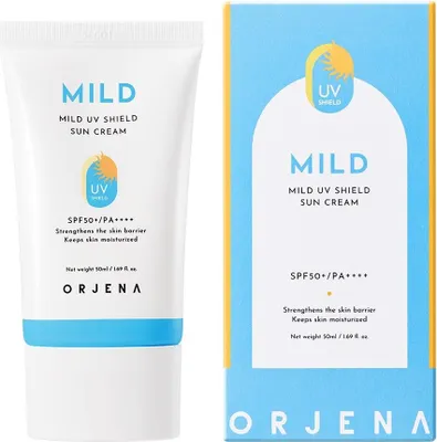 Produktbild von ORJENA Mild Sun Milde Sonnencreme mit UV-Filter LSF 50+