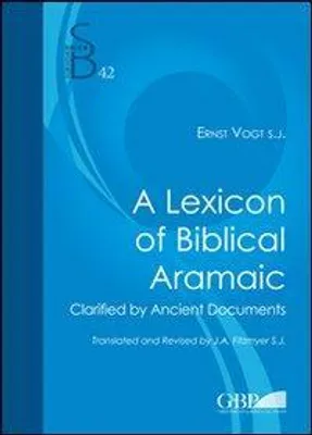 Produktbild von Fitzmyer, J: Lexicon of biblical aramaic. Clarified by ancie