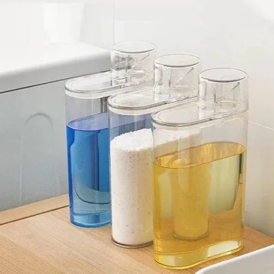 Produktbild von Wasmiddeldispenser 1,3 Liter, vloeibaar und Pulver, für Waschmittelzusätze