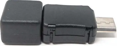 Produktbild von System-S USB 2.0 Adapter Micro B Stecker auf Micro B Buchse in Schwarz