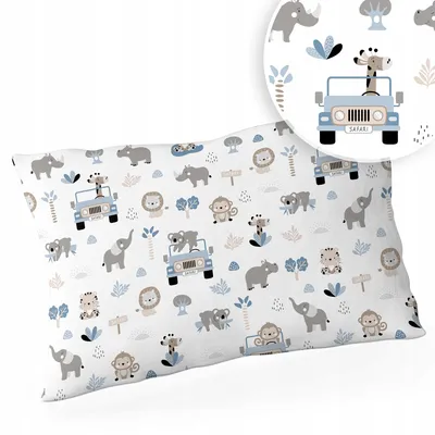 Produktbild von Kinder Kopfkissen 40x60 cm – Kleinkind Kissen – Antiallergisch – 100% Baumwolle