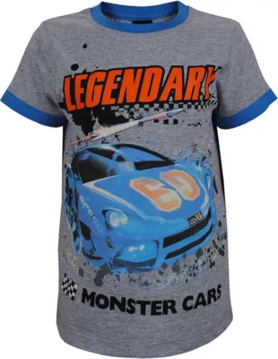 Produktbild von 83270 Disney Monster Cars T-Shirt Jungen Grau Gr.128