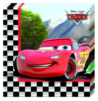 Produktbild von Cars 2 2-lagige Papierservietten 33x33cm