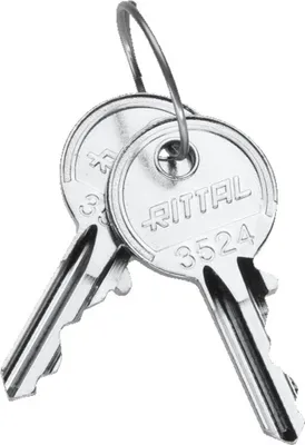 Immagine prodotto di Rittal Schaltschrank-Schlüssel 3524E 2 Stück