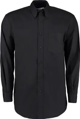 Produktbild von Kustom Kit - Hemd für Herren Langärmlig PC5610 (17,5 in) (Schwarz)