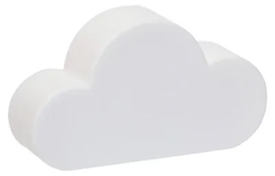 Magnetischer Schlüsselhalter Wolke, selbstklebend, 1 Stück, Weiß