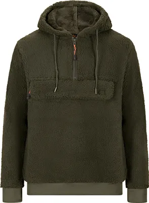 Produktbild von il Lago Prestige Faserpelz-Hoodie Skorgeura Herren (Oliv) Größe M
